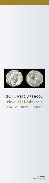 RIC II, Part 3 (second edition) Hadrian 729 — CANOA