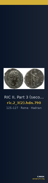 RIC II, Part 3 (second edition) Hadrian 790 — CANOA
