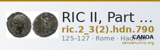 RIC II, Part 3 (second edition) Hadrian 790 — CANOA