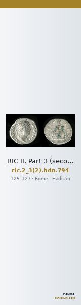 RIC II, Part 3 (second edition) Hadrian 794 — CANOA
