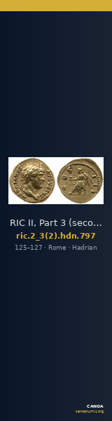 RIC II, Part 3 (second edition) Hadrian 797 — CANOA
