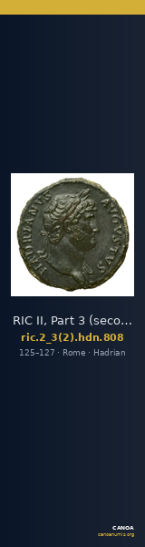 RIC II, Part 3 (second edition) Hadrian 808 — CANOA