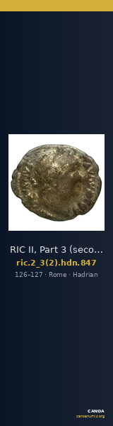 RIC II, Part 3 (second edition) Hadrian 847 — CANOA