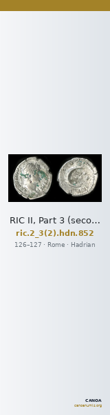 RIC II, Part 3 (second edition) Hadrian 852 — CANOA