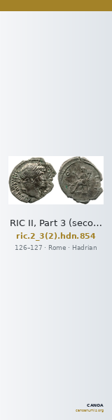 RIC II, Part 3 (second edition) Hadrian 854 — CANOA