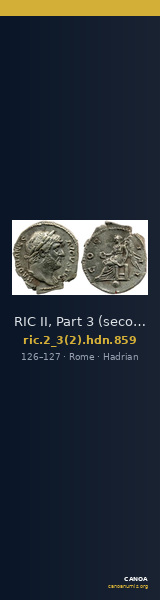 RIC II, Part 3 (second edition) Hadrian 859 — CANOA