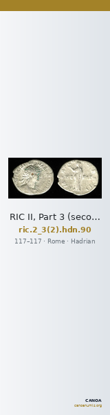 RIC II, Part 3 (second edition) Hadrian 90 — CANOA