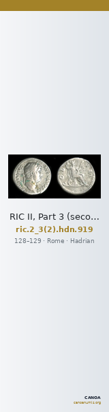 RIC II, Part 3 (second edition) Hadrian 919 — CANOA