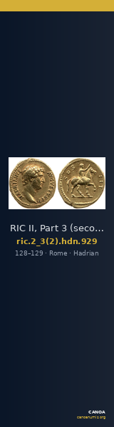 RIC II, Part 3 (second edition) Hadrian 929 — CANOA