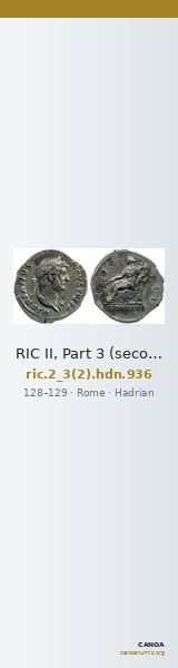 RIC II, Part 3 (second edition) Hadrian 936 — CANOA