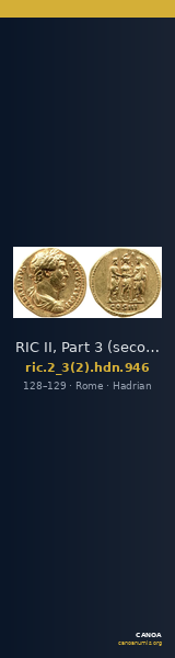 RIC II, Part 3 (second edition) Hadrian 946 — CANOA