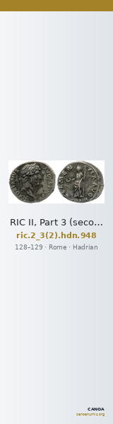 RIC II, Part 3 (second edition) Hadrian 948 — CANOA