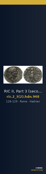RIC II, Part 3 (second edition) Hadrian 948 — CANOA