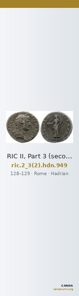 RIC II, Part 3 (second edition) Hadrian 949 — CANOA