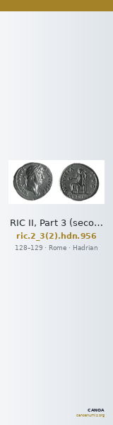 RIC II, Part 3 (second edition) Hadrian 956 — CANOA