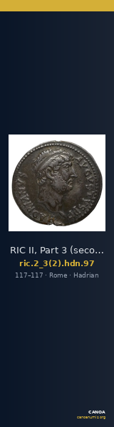 RIC II, Part 3 (second edition) Hadrian 97 — CANOA