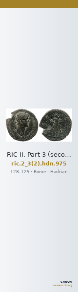 RIC II, Part 3 (second edition) Hadrian 975 — CANOA
