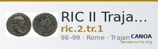 RIC II Trajan 1 — CANOA