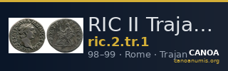 RIC II Trajan 1 — CANOA