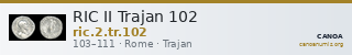 RIC II Trajan 102 — CANOA