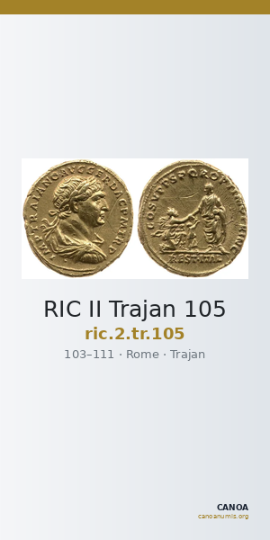 RIC II Trajan 105 — CANOA