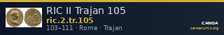 RIC II Trajan 105 — CANOA
