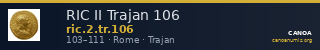 RIC II Trajan 106 — CANOA