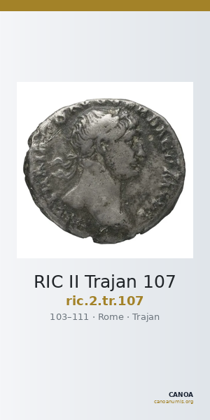 RIC II Trajan 107 — CANOA