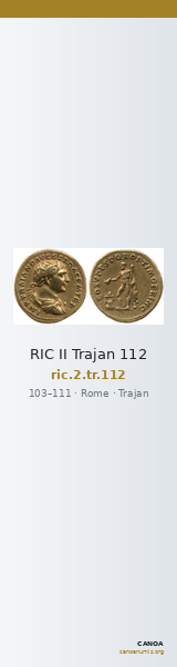 RIC II Trajan 112 — CANOA