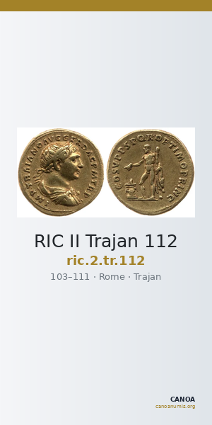 RIC II Trajan 112 — CANOA