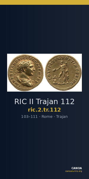 RIC II Trajan 112 — CANOA