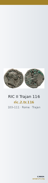 RIC II Trajan 116 — CANOA