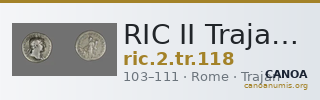 RIC II Trajan 118 — CANOA
