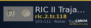 RIC II Trajan 118 — CANOA