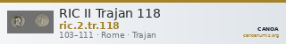 RIC II Trajan 118 — CANOA