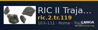 RIC II Trajan 119 — CANOA