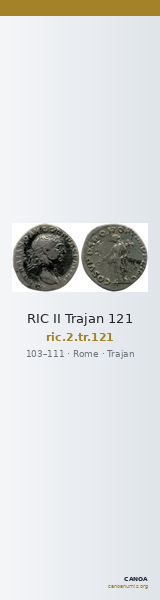 RIC II Trajan 121 — CANOA