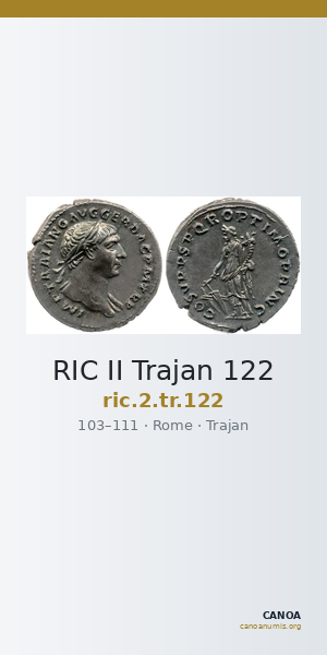 RIC II Trajan 122 — CANOA