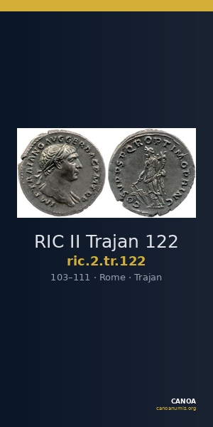 RIC II Trajan 122 — CANOA