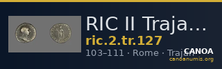 RIC II Trajan 127 — CANOA