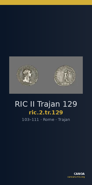 RIC II Trajan 129 — CANOA