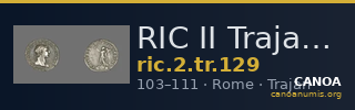 RIC II Trajan 129 — CANOA
