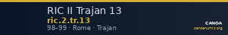 RIC II Trajan 13 — CANOA