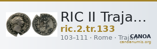 RIC II Trajan 133 — CANOA