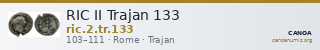 RIC II Trajan 133 — CANOA