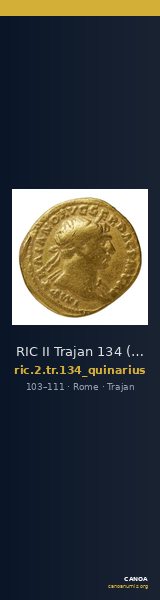 RIC II Trajan 134 (quinarius) — CANOA