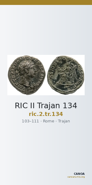 RIC II Trajan 134 — CANOA