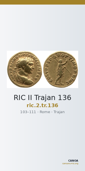 RIC II Trajan 136 — CANOA