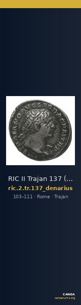 RIC II Trajan 137 (denarius) — CANOA