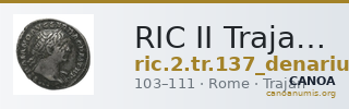 RIC II Trajan 137 (denarius) — CANOA